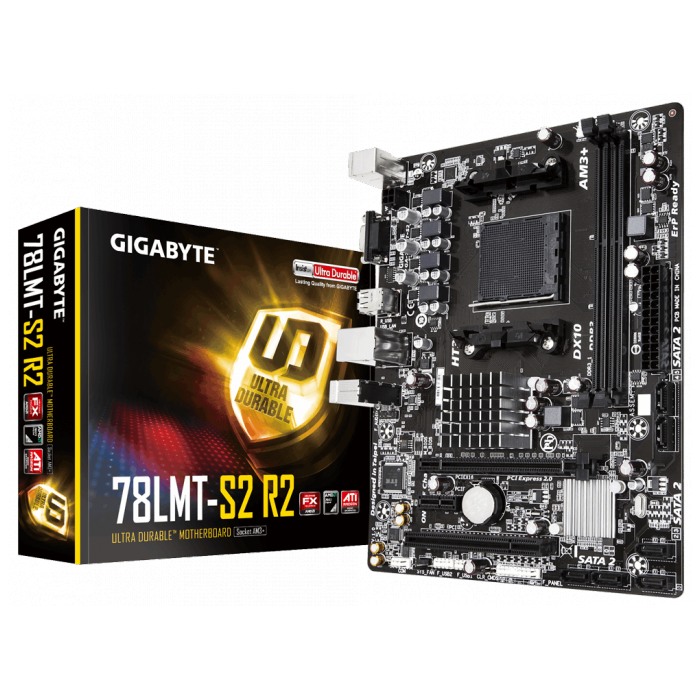картинка Материнская плата Gigabyte GA-78LMT-S2 R2 AM3+ (GA-78LMT-S2 R2) от магазина КомпьютерЦентр