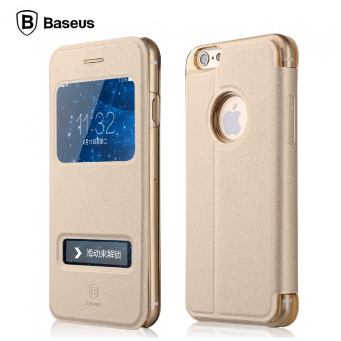картинка Чехол Baseus Pure View Case iPhone 6/ 6S Gold от магазина КомпьютерЦентр