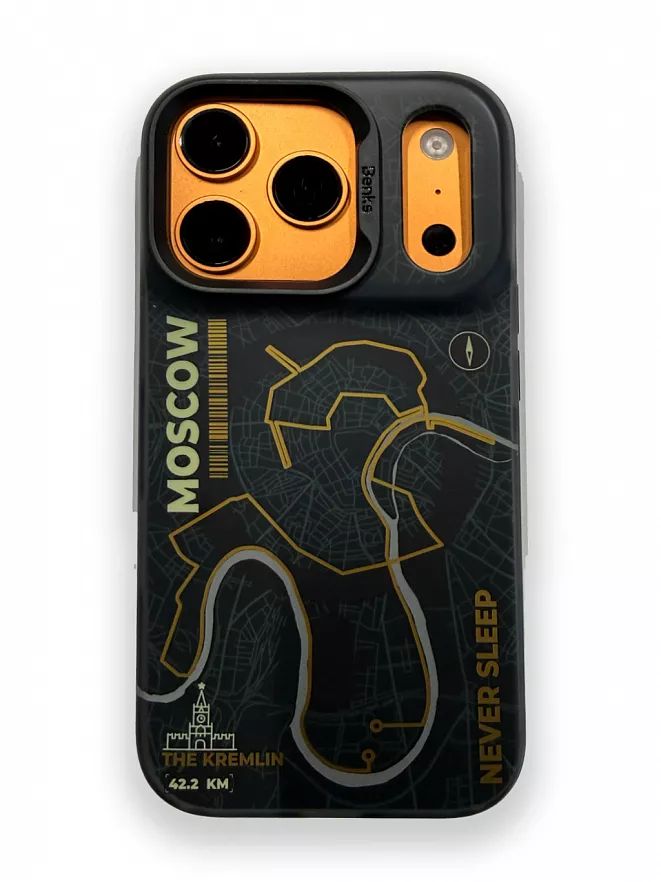 картинка Чехол силиконовый Benks City MOSCOW Phone Case (MagSafe) для iPhone 17 Pro от магазина КомпьютерЦентр