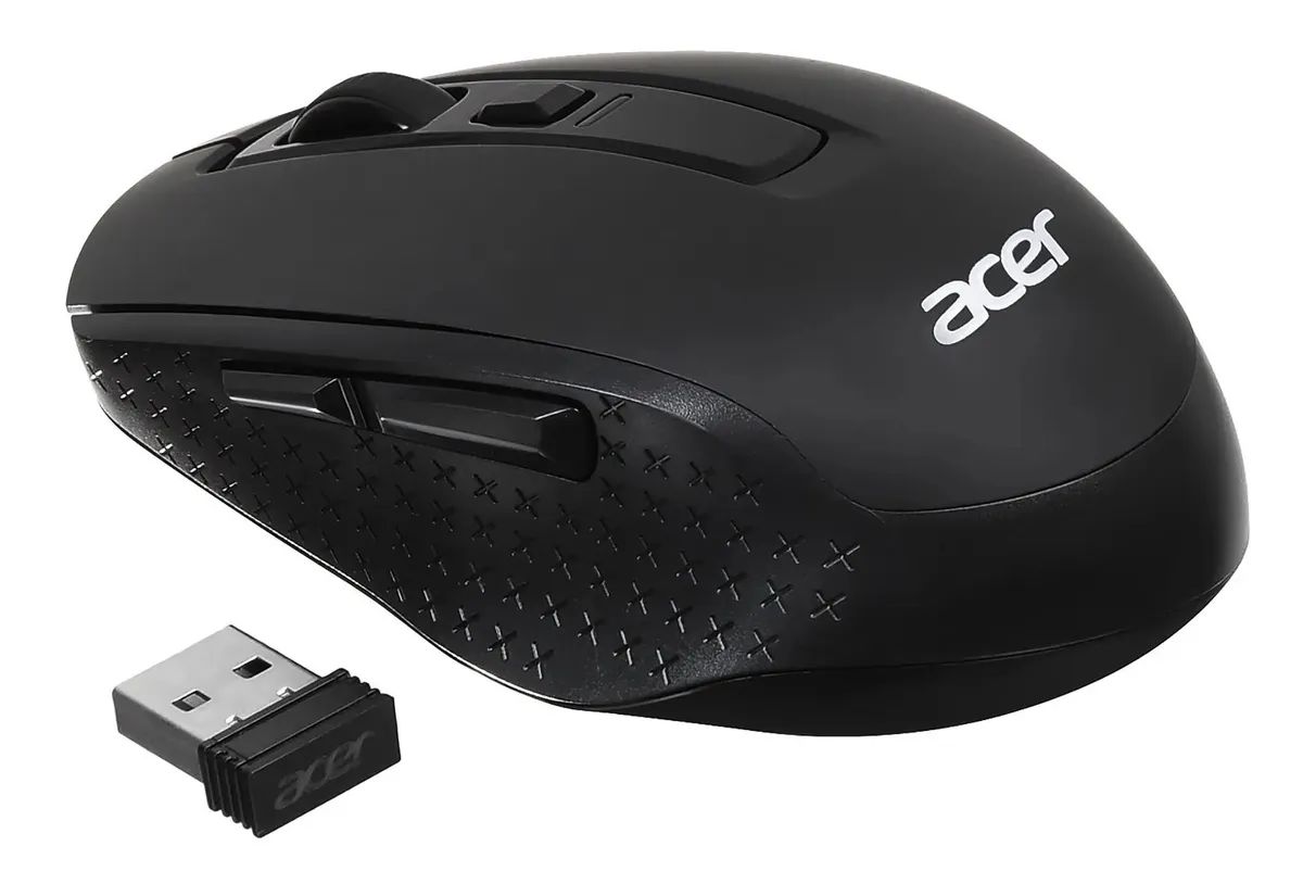 картинка Мышка Acer OMR070, оптическая, беспроводная, BT/ Radio USB, для ноутбука, черный, 6-but (zl.mceee.00d) от магазина КомпьютерЦентр