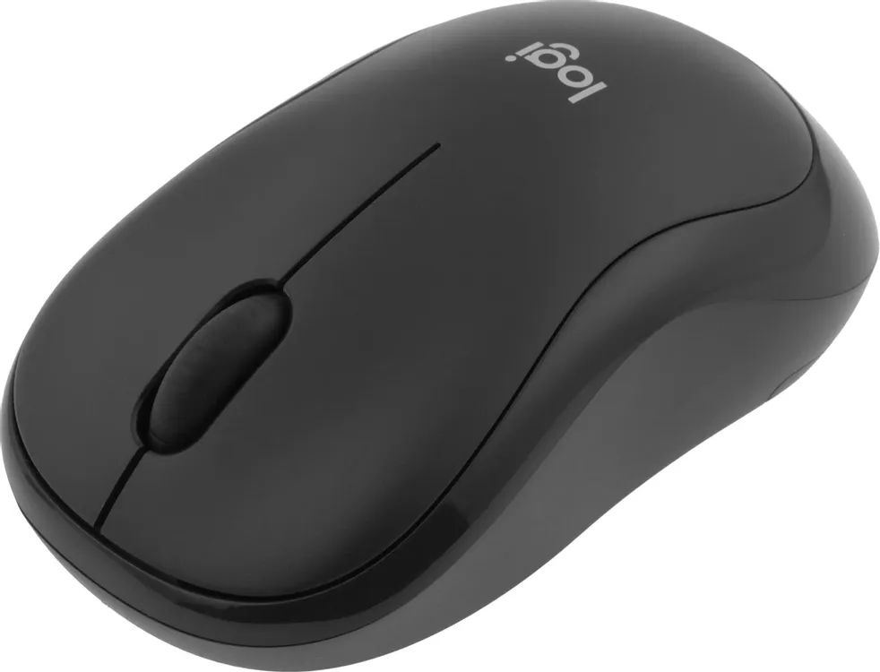 картинка Мышка Logitech M240 Silent Wireless, Graphite, 4000dpi, Bluetooth, кнопки-3 (910-007078) от магазина КомпьютерЦентр