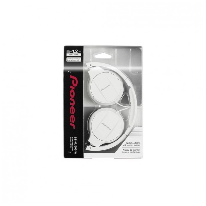 картинка Наушники Pioneer SE-MJ503 White (SE-MJ503-W) от магазина КомпьютерЦентр