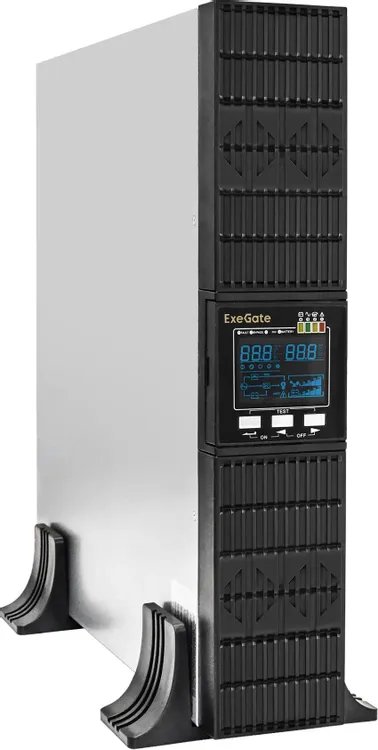 картинка ИБП ExeGate EP285647RUS On-Line PowerExpert ULS-2000.LCD.AVR.C13.USB.RS232.SNMP.2U 2000VA/ 2000W, Black от магазина КомпьютерЦентр