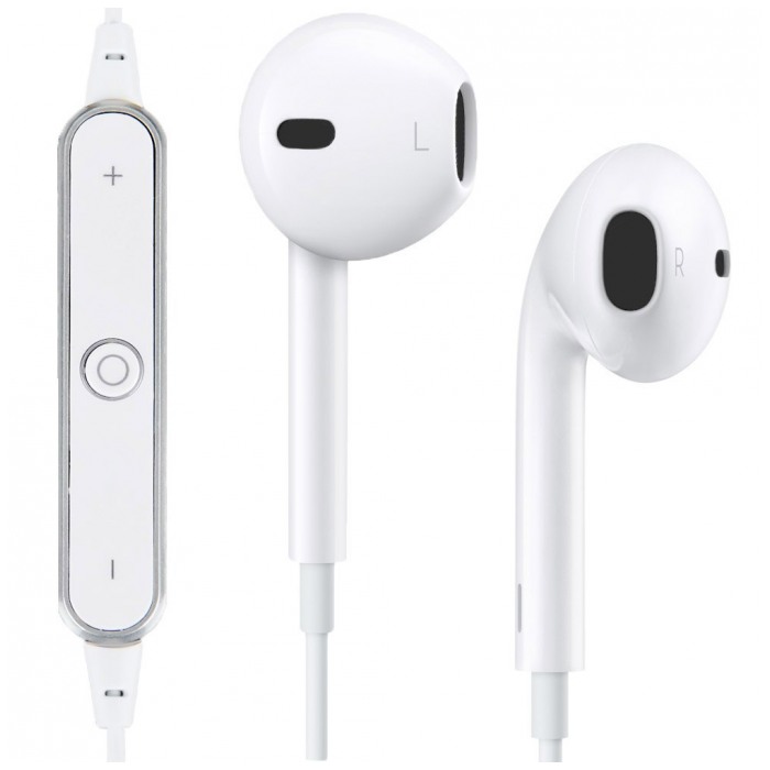 картинка Bluetooth-гарнитура DeTech DT-S6 White (DT-S6 White) от магазина КомпьютерЦентр