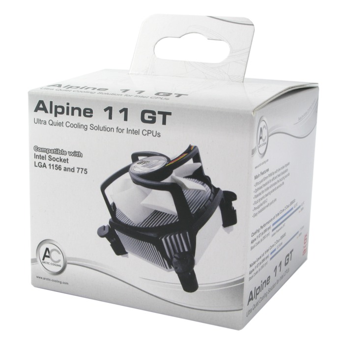 картинка Вентилятор для CPU Arctic cooling Alpine 11 GT (UCACO-AP112-GBB01) от магазина КомпьютерЦентр