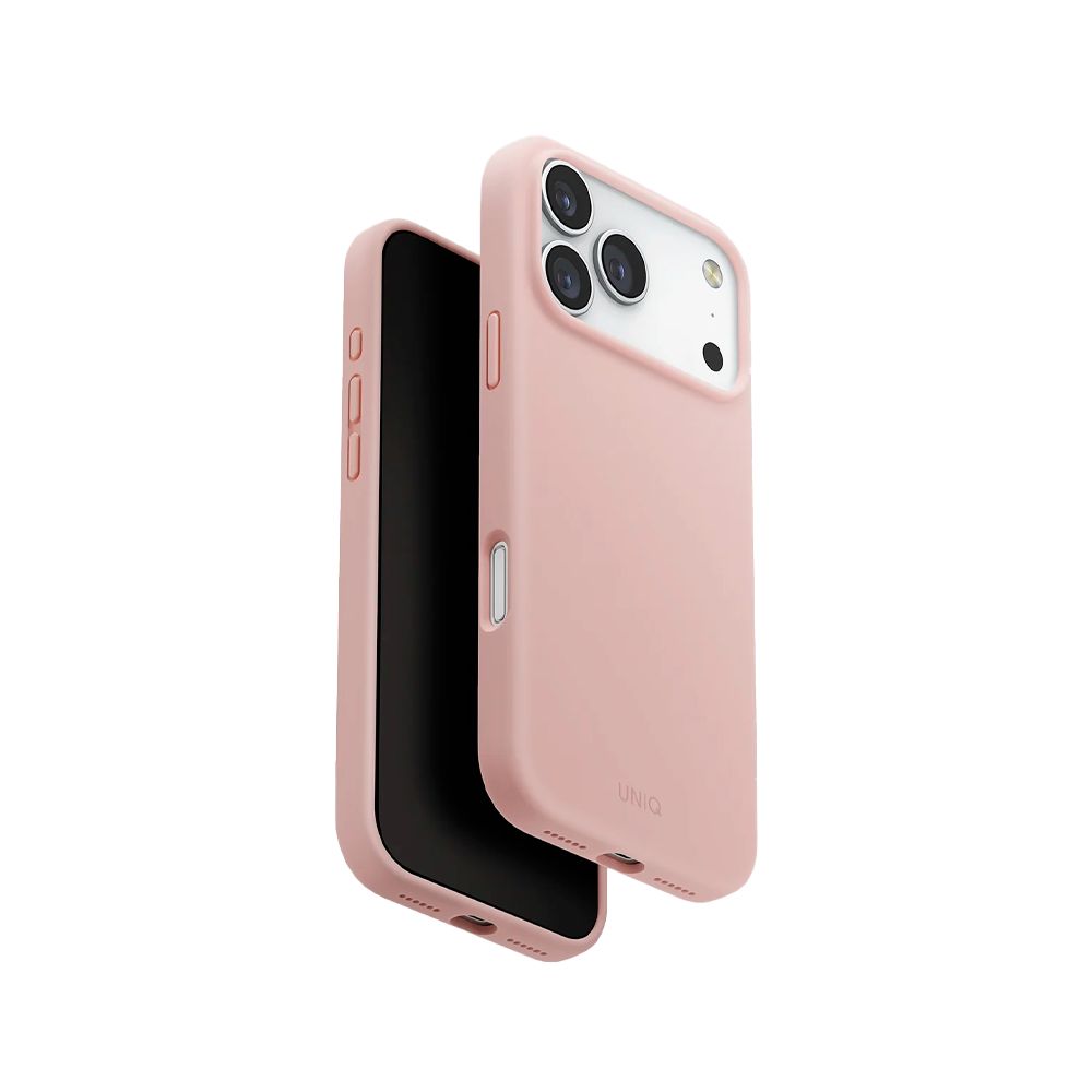 картинка Чехол силиконовый Uniq HYBRID LINO (MagSafe) для iPhone 17 Pro 6.3'', цвет розовый (BLUSH PINK) (IP6.3P(2025)-LINOMBPNK) от магазина КомпьютерЦентр
