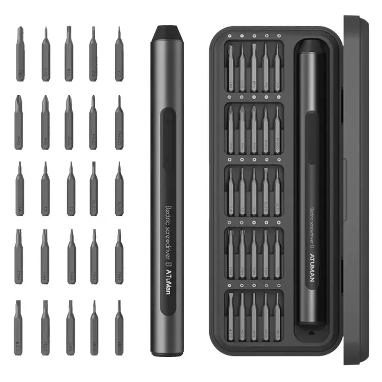 картинка Электрическая отвертка Xiaomi DUKA ATuMan E1 Electric Precisoon Screwdriver Set EU от магазина КомпьютерЦентр