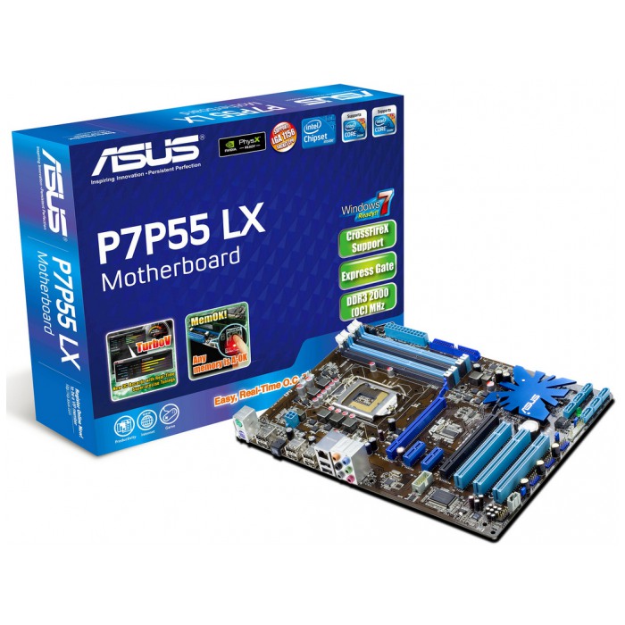 картинка Материнская плата Asus P7P55 LX (90-MIBB80-G0EAY0KZ) от магазина КомпьютерЦентр