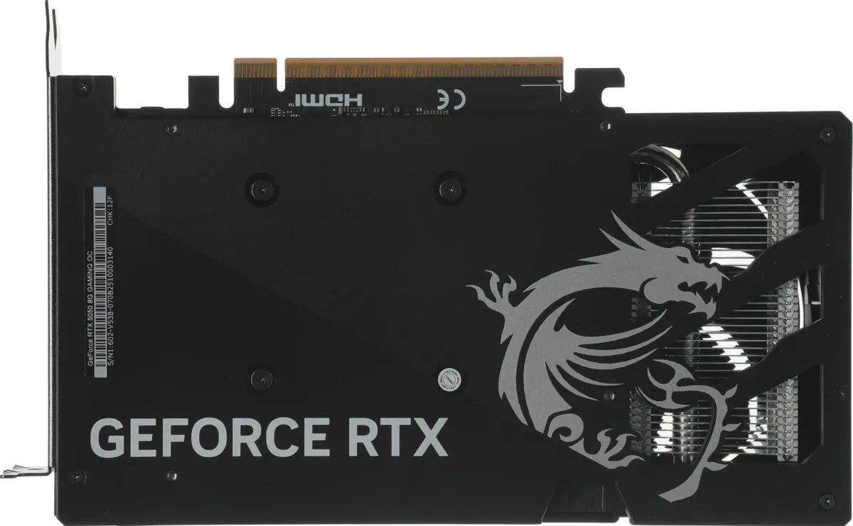 картинка Видеокарта 8Gb GDDR6 GeForce RTX 5050 MSI 128 бит, PCI-e 5.0, 1xHDMI, 3xDP, 2647 МГц (RTX 5050 8G GAMING OC) от магазина КомпьютерЦентр