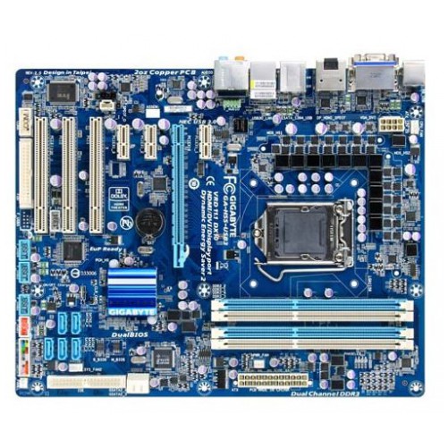 картинка Материнская плата Gigabyte GA-H55-USB3 (GA-H55-USB3) от магазина КомпьютерЦентр