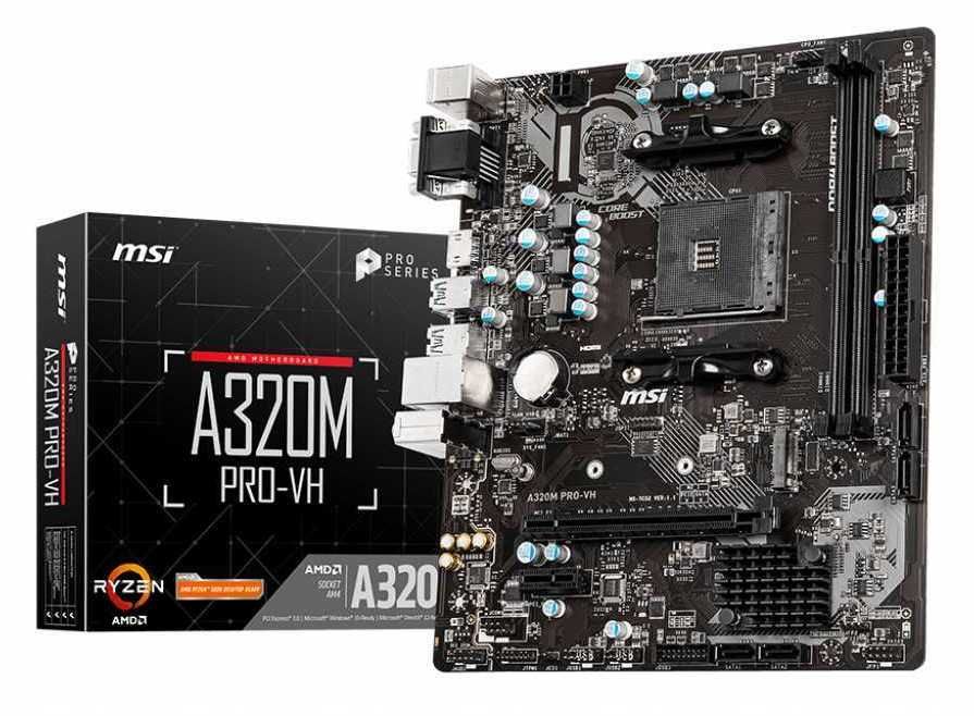 картинка Материнская плата MSI A320M PRO-VH от магазина КомпьютерЦентр