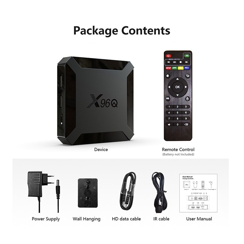 картинка Медиаплеер X96Q Allwinner H313 TV Box 2Gb/ 16Gb WiFi от магазина КомпьютерЦентр