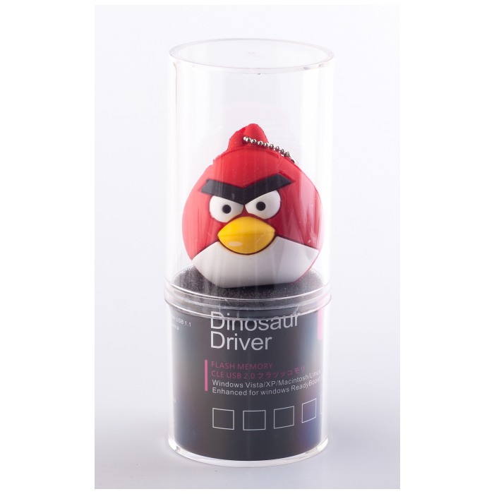 картинка Флешка USB DinosaurDriver 16Gb Angry Birds Red (MD574) от магазина КомпьютерЦентр