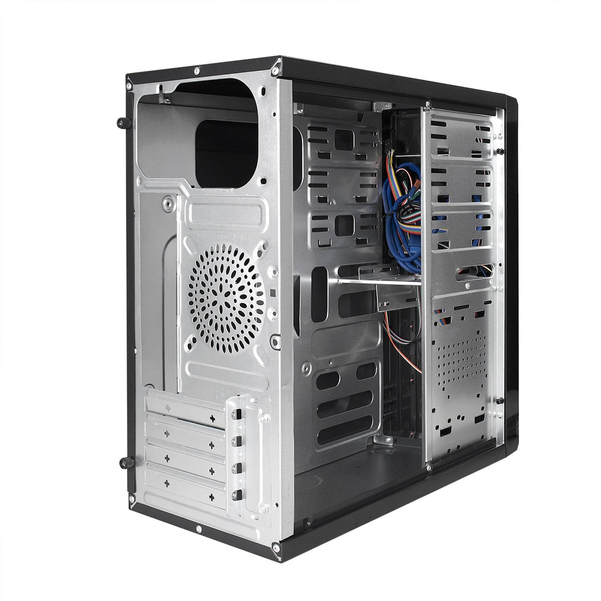 картинка Корпус Minitower ExeGate BA-204U (без БП) черный (EX284039RUS) от магазина КомпьютерЦентр