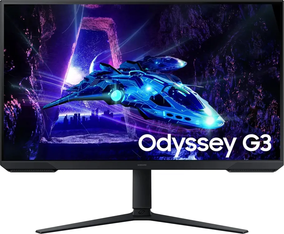 картинка Монитор 32'' Samsung Odyssey G3 S32DG300EI VA 1920x1080, 180 Гц, 1 мс, 16:9, 250 кдм, 1xHDMI, 1xDP, 1x3.5mm, черный (LS32DG300EIXCI) от магазина КомпьютерЦентр