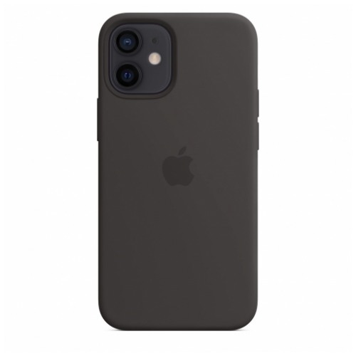 картинка Чехол Apple Silicone Case Simple for iPhone 12 mini Черный от магазина КомпьютерЦентр