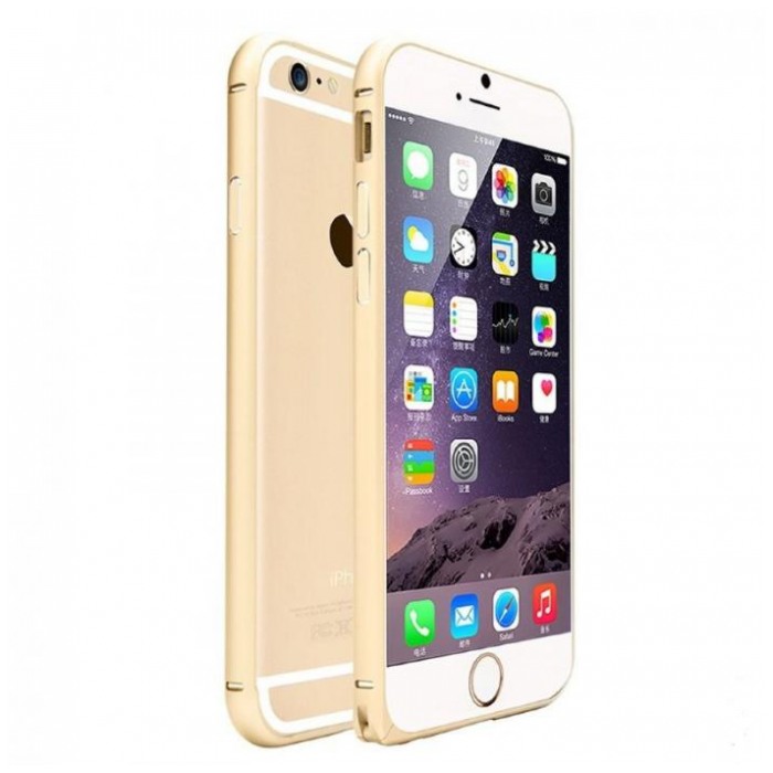 картинка Чехол COTEetC Metal Ultra Thin 0.5mm Gold for iPhone 6 от магазина КомпьютерЦентр