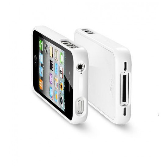 картинка Чехол SGP Linear Case Color Series Infiniti White for iPhone 4 (SGP07581) от магазина КомпьютерЦентр
