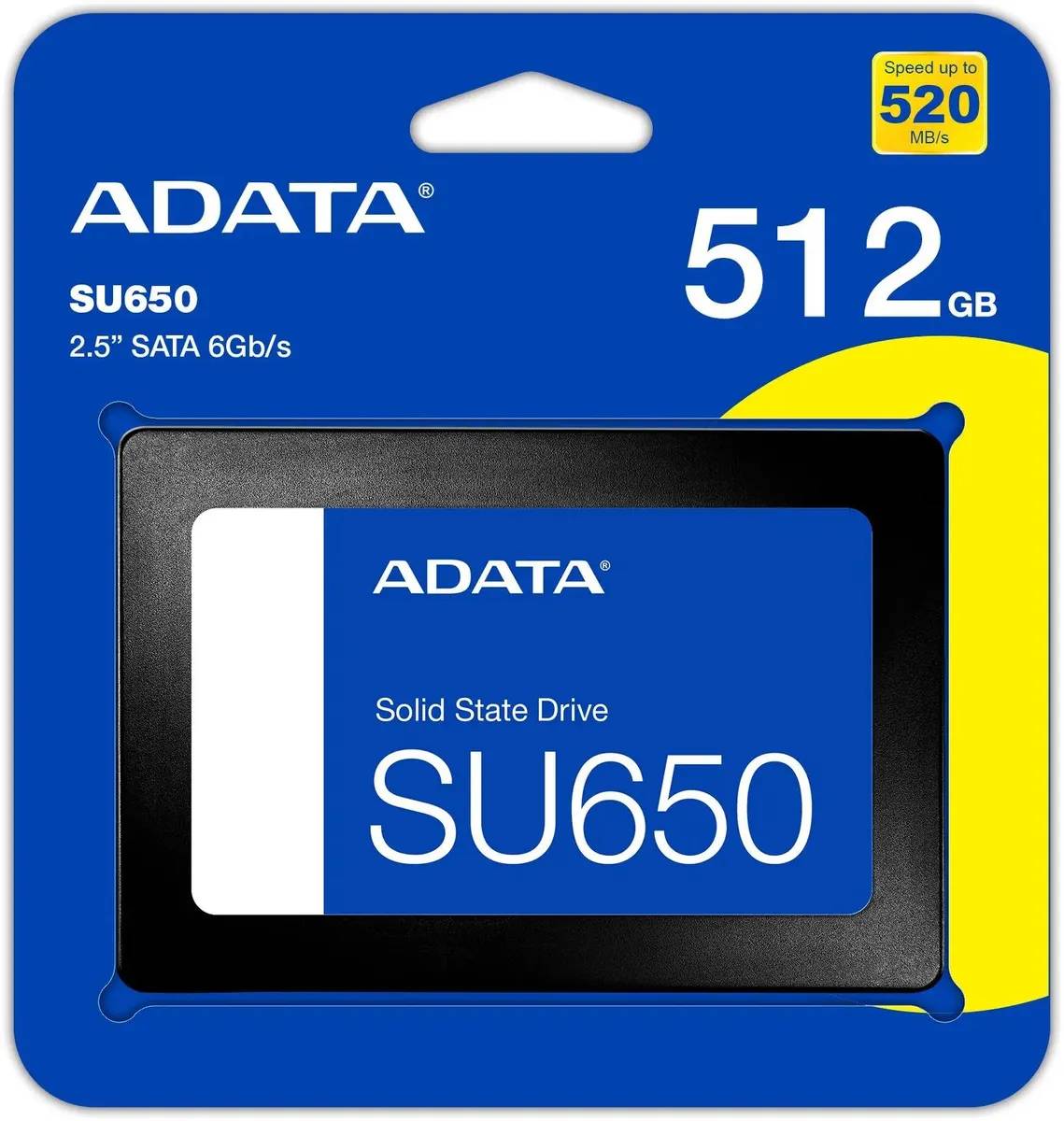 картинка SSD накопитель 512 Гб 2.5'' A-Data Ultimate SU650 SATA III (ASU650SS-512GT-R) от магазина КомпьютерЦентр