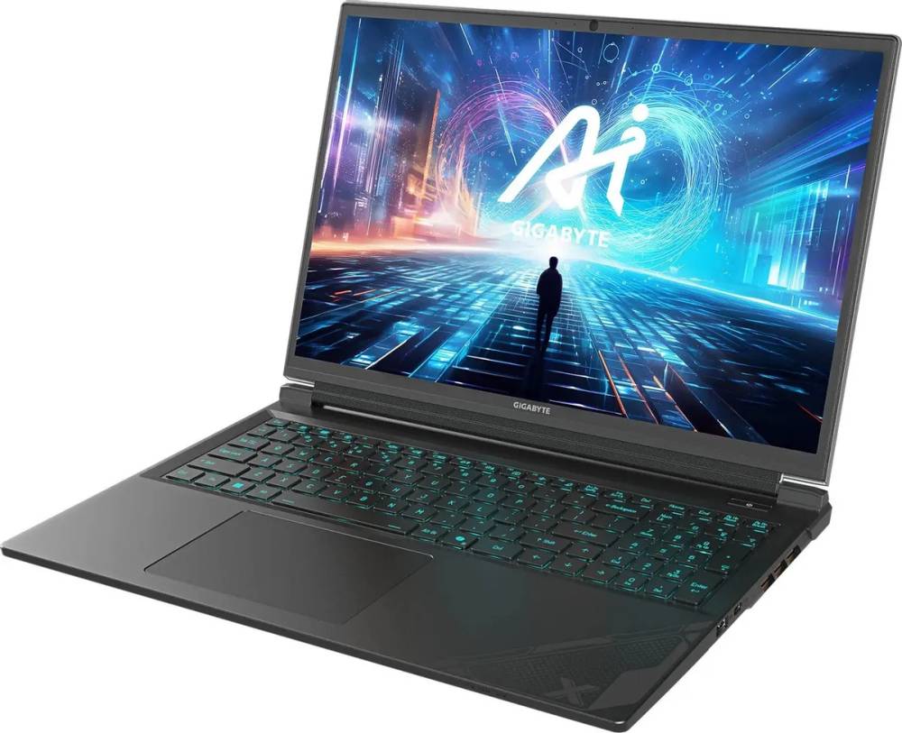 картинка Ноутбук Gigabyte G6X 16'' FHD IPS/  Intel Core i7-13650HX/  RAM 16Gb/  SSD 1024Gb/  RTX 4060 8Gb/  NoOS (9KG-43KZ854SD) черный от магазина КомпьютерЦентр