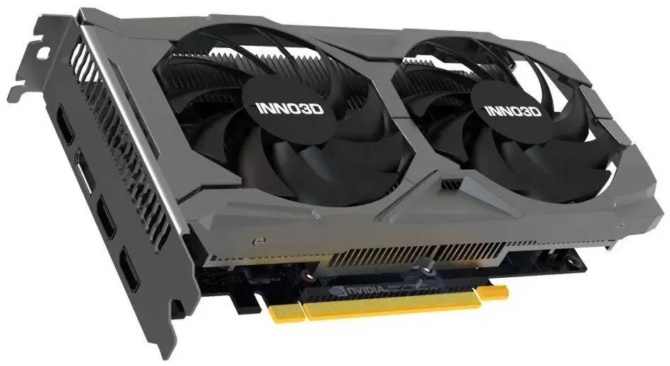 картинка Видеокарта 4GB GDDR6 Inno3D Nvidia Geforce GTX1650 Twin X2 OC V3 RTL (N16502-04D6X-171330N) от магазина КомпьютерЦентр