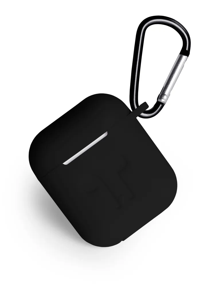 картинка Чехол Gurdini Soft Touch для Apple Airpods/ Airpods 2 Black от магазина КомпьютерЦентр