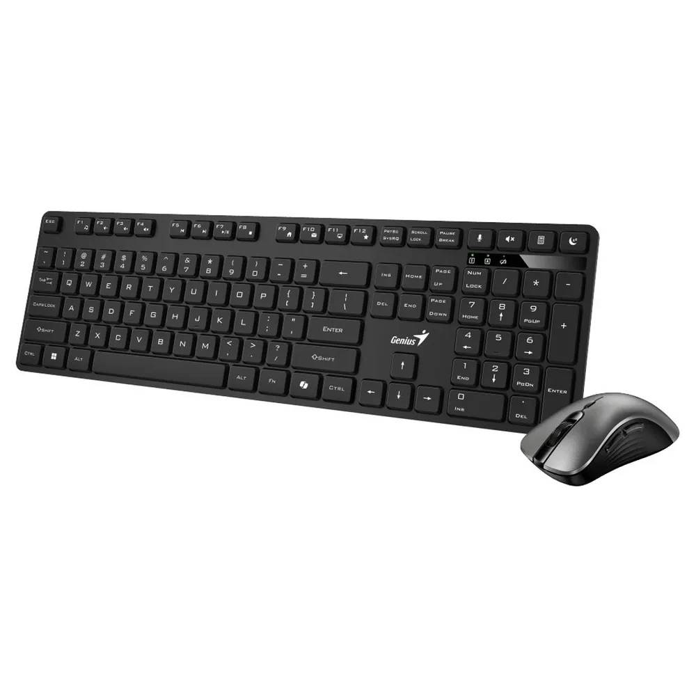 картинка Комплект Genius KM-8216S, беспроводной (клавиатура+мышка) (31340018402) от магазина КомпьютерЦентр