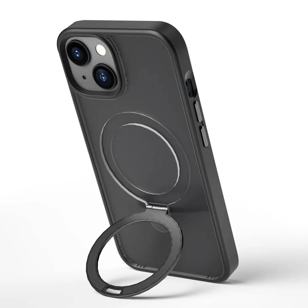 картинка Чехол WiWU Magnetic Stand для iPhone 15 ZMM-010 Black от магазина КомпьютерЦентр
