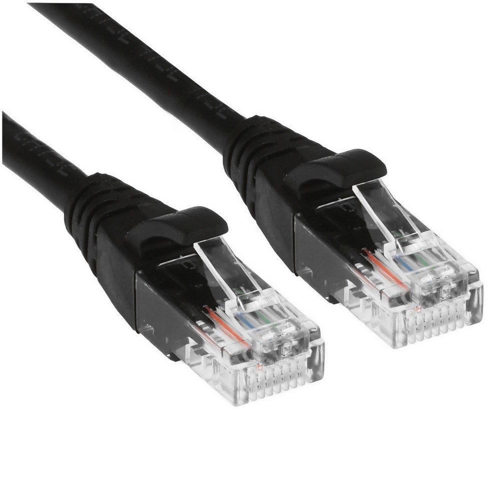 картинка Патч-корд Aopen/ Qust ANP511_10M_BK, Cat.5e, 10м, Black от магазина КомпьютерЦентр