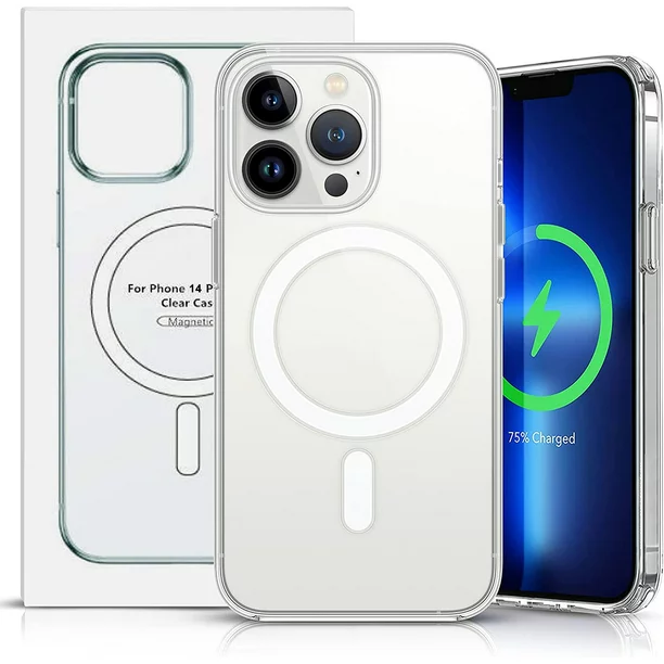 картинка Чехол Rock Pure Series Magnetic Protection case for iPhone 14 Pro Max Transparent от магазина КомпьютерЦентр