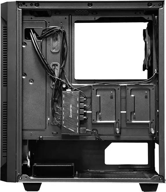 картинка Корпус Chieftec Hunter GS-01B-OP черный без БП ATX от магазина КомпьютерЦентр