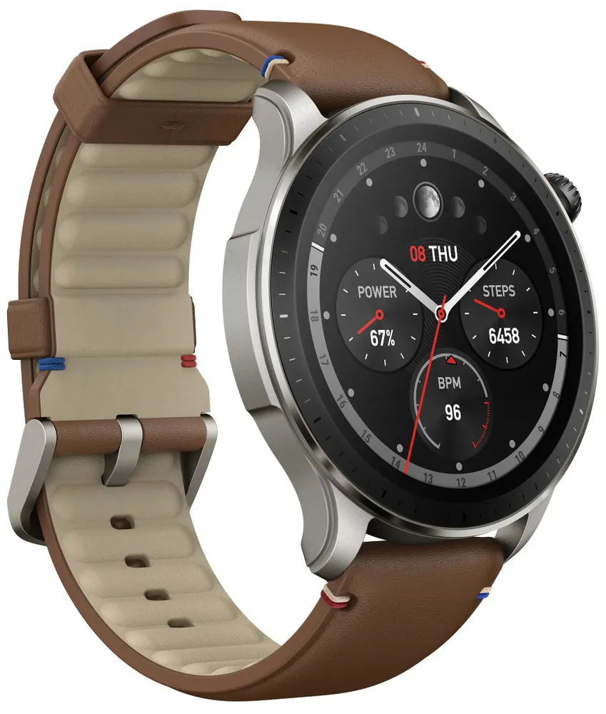 картинка Смарт-часы Xiaomi Amazfit GTR 4 A2166 Brown Leather от магазина КомпьютерЦентр