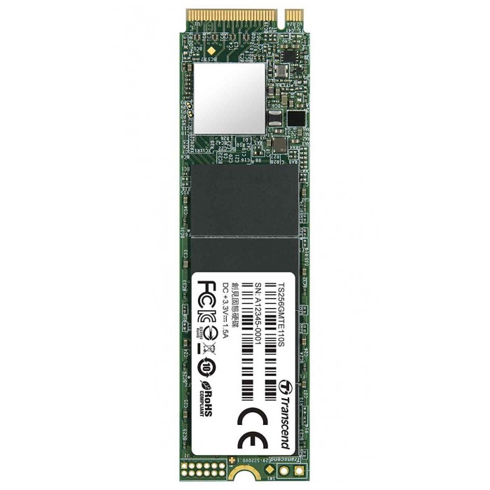 картинка SSD накопитель Transcend 256Gb 110S  M.2 2242 PCI-E x4 (TS256GMTE110S) от магазина КомпьютерЦентр