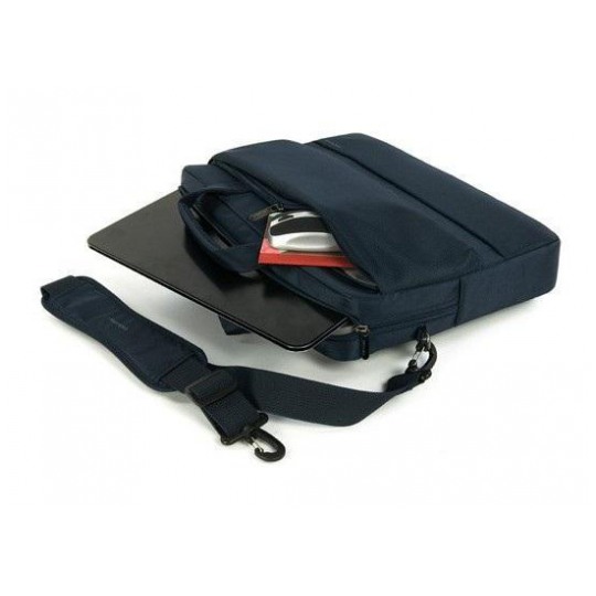 картинка Сумка Tucano Dritta Slim Bag Polyester 15.6'' Blue (BDR15-B) от магазина КомпьютерЦентр