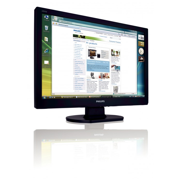 картинка Монитор Philips 220V1SB Black (220V1SB/00) от магазина КомпьютерЦентр