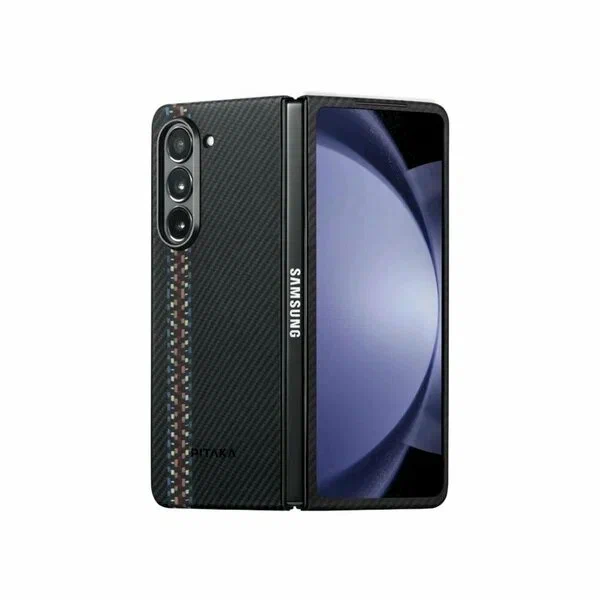 картинка Чехол PITAKA Fusion Weaving Air Case для Samsung Fold 5, принт рапсодия (Rhapsody) от магазина КомпьютерЦентр