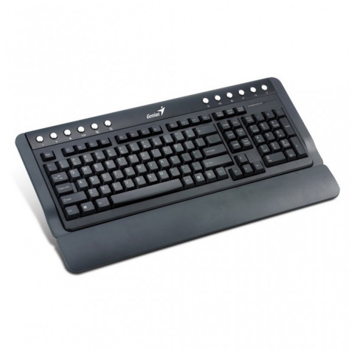картинка Клавиатура Genius KB-220 Easy Comfort Multimedia Black USB (31310426117) от магазина КомпьютерЦентр