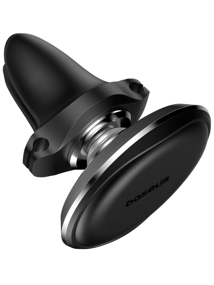 картинка Автодержатель Baseus Magnetic Air Vent Car Mount Holder with cable clip Black от магазина КомпьютерЦентр