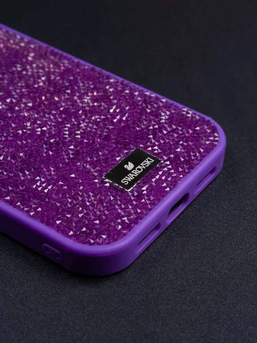картинка Чехол Swarovski для iphone 13 Pro Max Фиолетовый от магазина КомпьютерЦентр