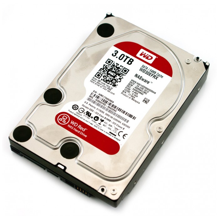картинка Жесткий диск Western Digital 3Tb 3.5'' SATAIII 5400 rpm; 64 Mb cache; Red (WD30EFRX) от магазина КомпьютерЦентр