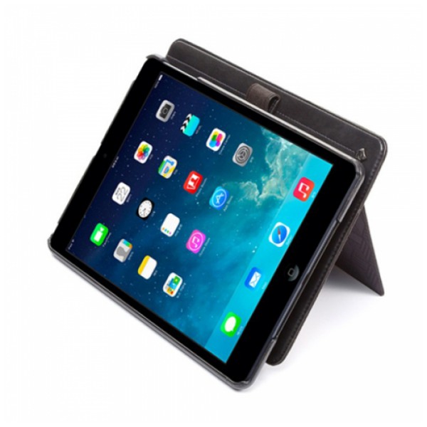 картинка Чехол Zenus Neo Classic Diary Dark Gray for iPad Air от магазина КомпьютерЦентр