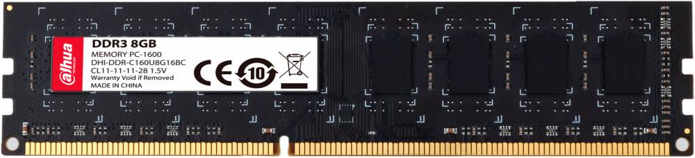 картинка DIMM DDR3 8Gb 1600MHz PC3-12800 Dahua (DHI-DDR-C160U8G16) от магазина КомпьютерЦентр