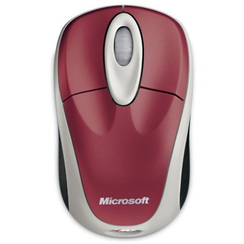 картинка Мышка Microsoft 3000 Wireless Pomegranate red (62Z-00029) от магазина КомпьютерЦентр