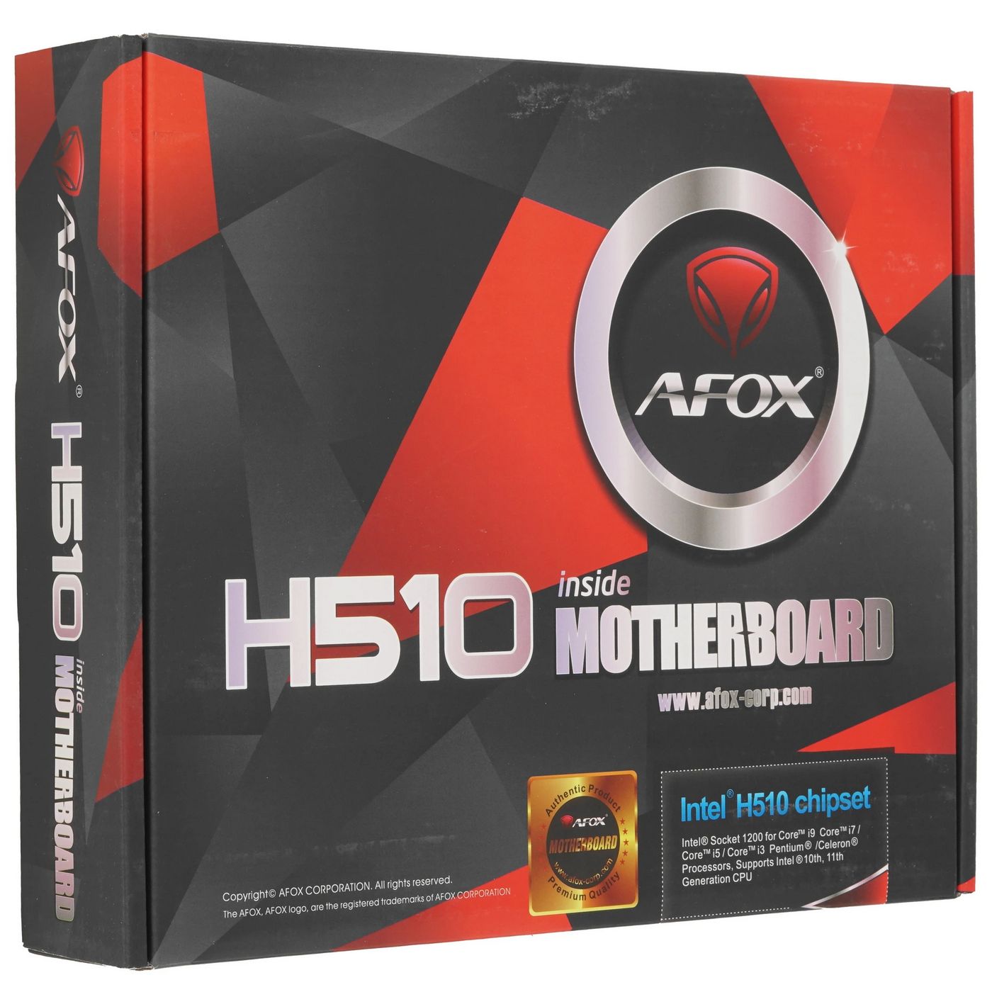 картинка Материнская плата AFOX IH510-MA2-V2 LGA 1200, Intel H510, 2xDDR4, 4xSATA, 1xM.2, 1xPCIe 4.0 x16, DVI, HDMI, VGA, 1x1Gb LAN, 3x3.5 мм, 5.1, microATX от магазина КомпьютерЦентр
