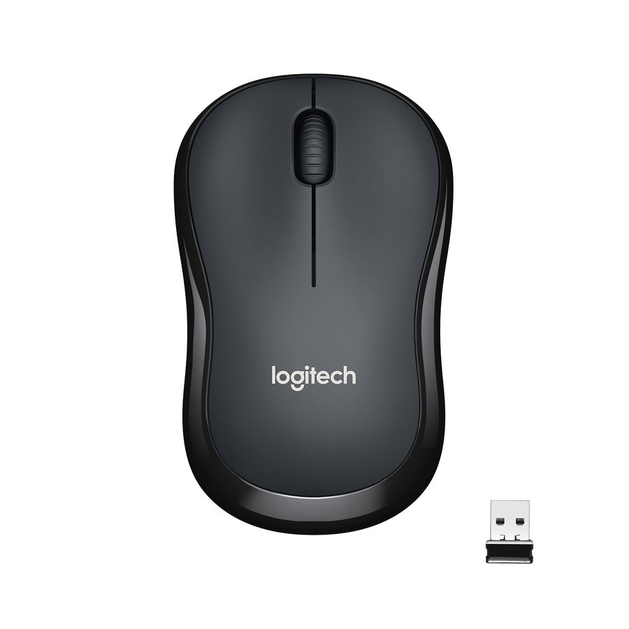 картинка Мышка Logitech M221 Silent Wireless, Charcoal (910-006510) от магазина КомпьютерЦентр
