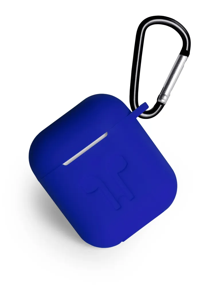 картинка Чехол Gurdini Soft Touch для Apple Airpods/ Airpods 2 Blue от магазина КомпьютерЦентр