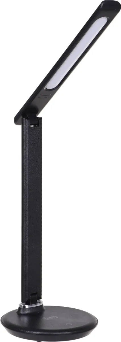картинка Светильник настольный REXANT Status LED, (75-0219) USB-зарядка устройств, 2700-6500 К, диммирование, 220 В, эффект тиснения под кожу от магазина КомпьютерЦентр