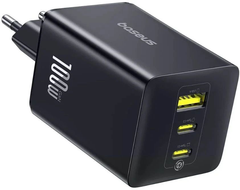 картинка СЗУ Baseus EnerFill FE11 Fast Charger 2C+U 100W Cosmic Black от магазина КомпьютерЦентр