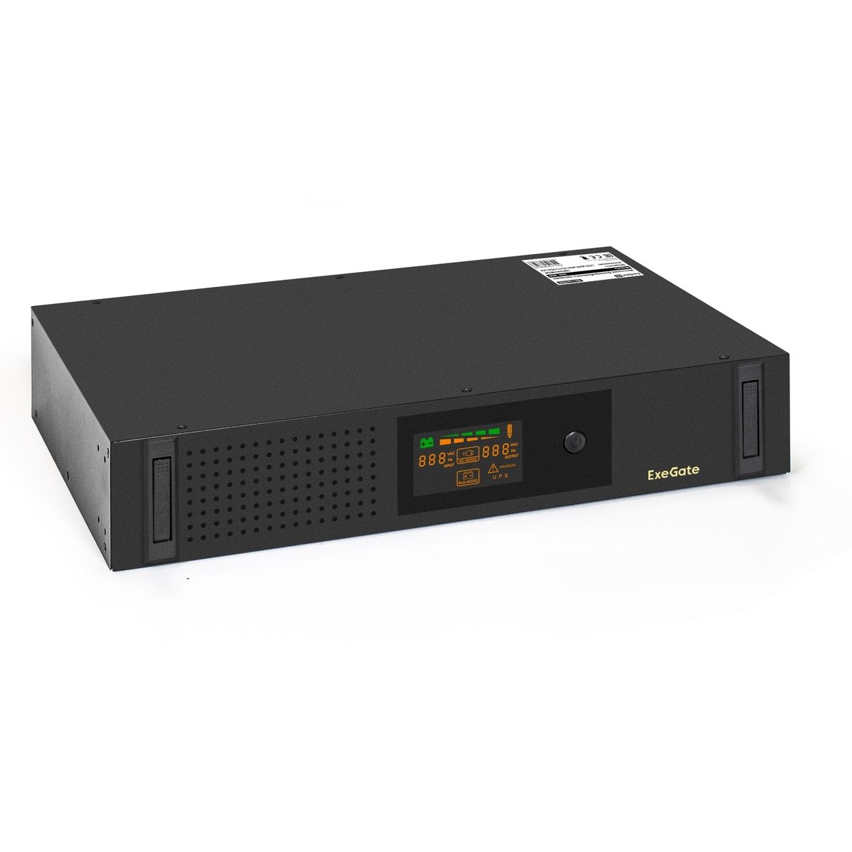 картинка ИБП ExeGate EX293849RUS ServerRM UNL-800.LCD.AVR.2SH.3C13.USB.2U 800VA/ 480W, Color LCD, AVR, 2*Schuko+3*C13, USB, 2U, установка в стойку, Black от магазина КомпьютерЦентр
