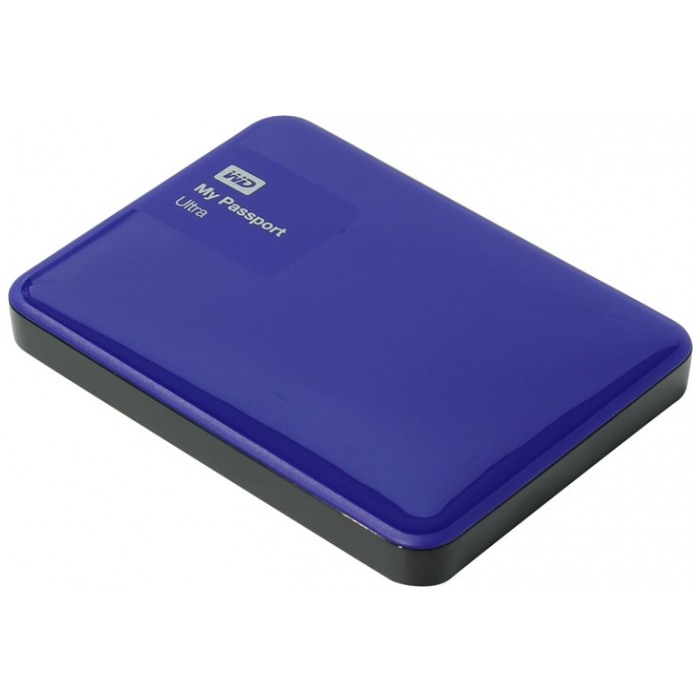 картинка Жесткий диск внешний Western Digital 500Gb 2.5″ My Passport Ultra USB 3.0 Blue (WDBBRL5000ABL-EEUE) от магазина КомпьютерЦентр